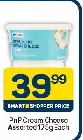 Pick n Pay PnP Cream Cheese Assorted 175g Each offer