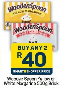 Pick n Pay Wooden Spoon Yellow or White Margarine 500g Brick offer