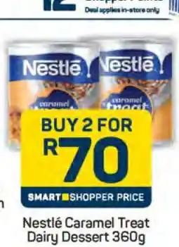 Pick n Pay Nestlé Caramel Treat Dairy Dessert 360g offer