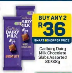 Pick n Pay Cadbury Dairy Milk Chocolate Slabs Assorted 80/88g offer