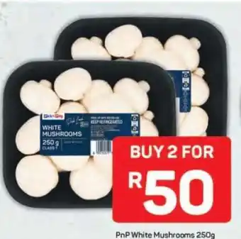Pick n Pay PnP White Mushrooms 250g offer