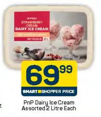 Pick n Pay PnP Dairy Ice Cream Assorted 2 Litre Each offer