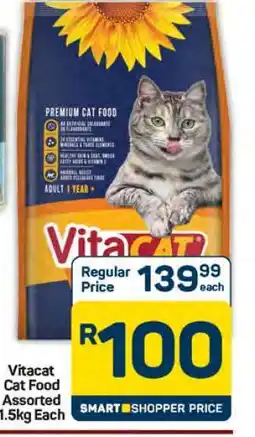 Pick n Pay Hypermarket Vitacat Cat Food Assorted 1.5kg offer