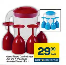 Pick n Pay Hypermarket Otima Fiesta Combo Large Jug and 4 Wine Cups offer