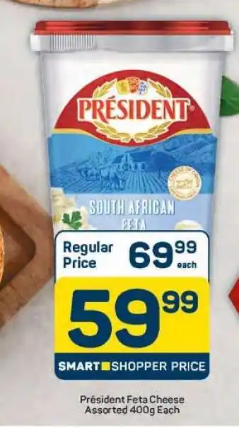 Pick n Pay Président Feta Cheese Assorted 400g Each offer
