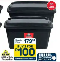 Pick n Pay Hypermarket Big Jim 30 Litre Delta Storage Box offer