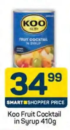 Pick n Pay Koo Fruit Cocktail in Syrup 410g offer