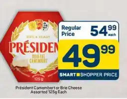 Pick n Pay Président Camembert or Brie Cheese Assorted 125g Each offer