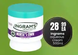 Super Save Ingrams aqueous cream offer