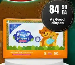 Super Save As Good diapes offer
