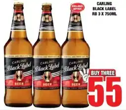 Boxer Liquors Carling black label rb offer