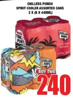 Boxer Liquors Chillers punch spirit cooler assorted cans offer