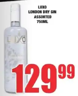Boxer Liquors Luxo london dry gin assorted offer