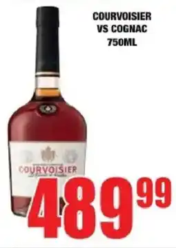 Boxer Liquors Courvoisier vs cognac offer