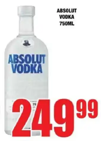 Boxer Liquors Absolut Vodka offer