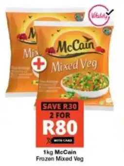 Checkers McCain Frozen Mixed Veg offer