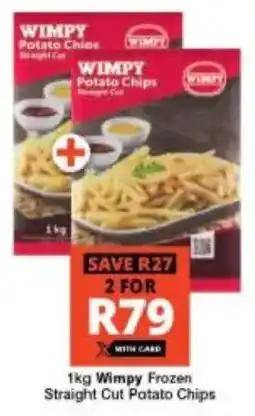 Checkers Wimpy Frozen Straight Cut Potato Chips offer