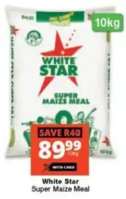 Checkers White Star Super Maize Meal offer