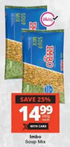 Checkers Imbo Soup Mix offer