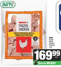 Spar SPAR Frozen Mixed Chicken Portions offer