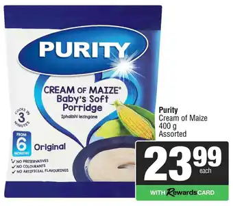 Spar Purity Cream of Maize Assorted offer