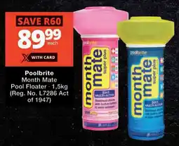 Checkers Hyper Poolbrite Month Mate Pool Floater offer