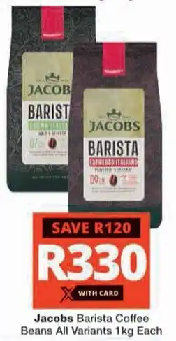 Checkers Hyper Jacobs Barista Coffee Beans All Variants offer