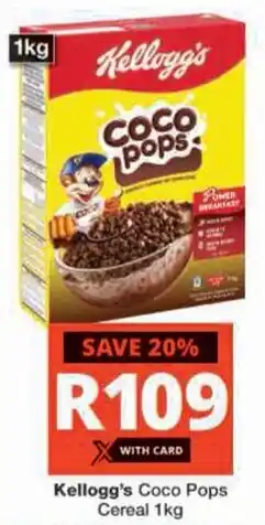 Checkers Hyper Kellogg's Coco Pops Cereal offer