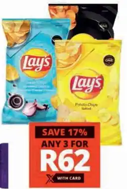 Checkers Hyper Lay's Potato Chips All Variants offer