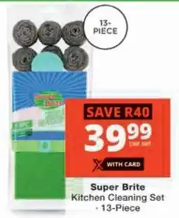 Checkers Hyper Super Brite Kitchen Cleaning Set offer