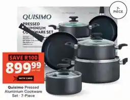 Checkers Hyper Quisimo Pressed Aluminium Cookware Set offer