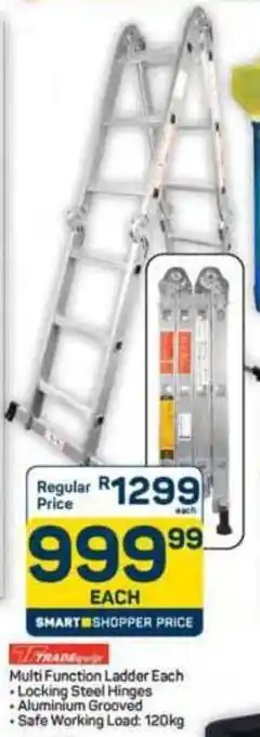 Pick n Pay Hypermarket Tradequip Multi Function Ladder offer