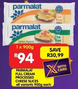 Shoprite Parmalat full cream processed cheese slices offer