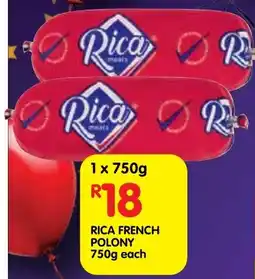 Shoprite Rica french polony offer