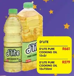 Shoprite D'lite pure cooking oil offer