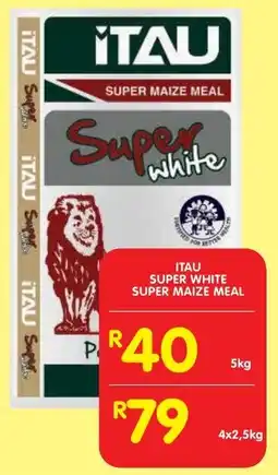 Shoprite Itau super white super maize meal offer