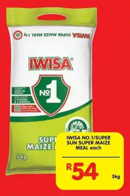 Shoprite Iwisa no.1/ super sun super maize meal offer