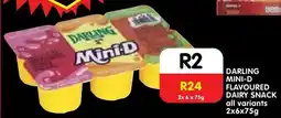 Shoprite Darling mini-d flavoured dairy snack offer