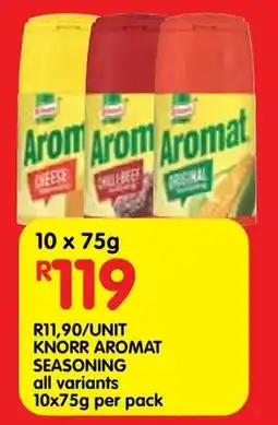 Shoprite Knorr aromat seasoning offer
