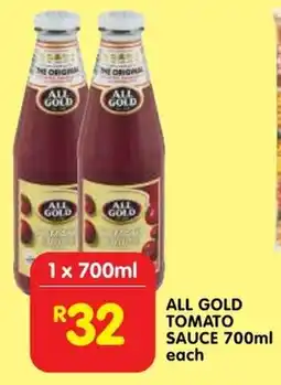 Shoprite All gold tomato sauce offer
