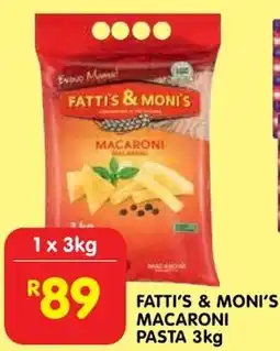 Shoprite Fatti's & moni's macaroni pasta offer