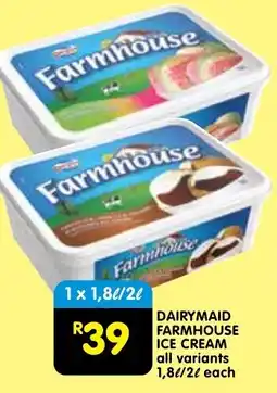 Shoprite Dairymaid farmhouse ice cream offer