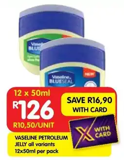 Shoprite Vaseline petroleum jelly offer