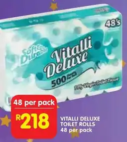 Shoprite Vitalli deluxe toilet rolls offer