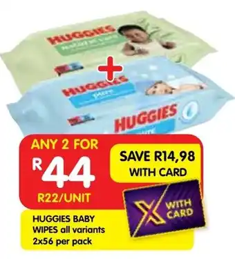 Shoprite Huggies baby wipes offer