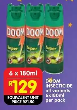 Shoprite Doom insecticide offer