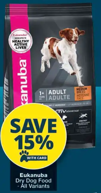 Checkers Eukanuba Dry Dog Food offer