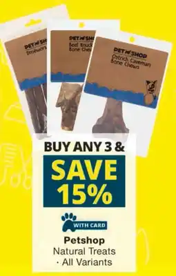 Checkers Petshop Natural Treats offer