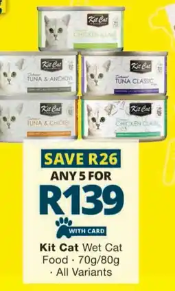 Checkers Kit Cat Wet Cat Food offer