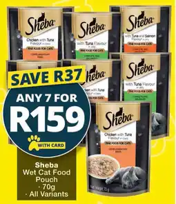 Checkers Sheba Wet Cat Food Pouch offer